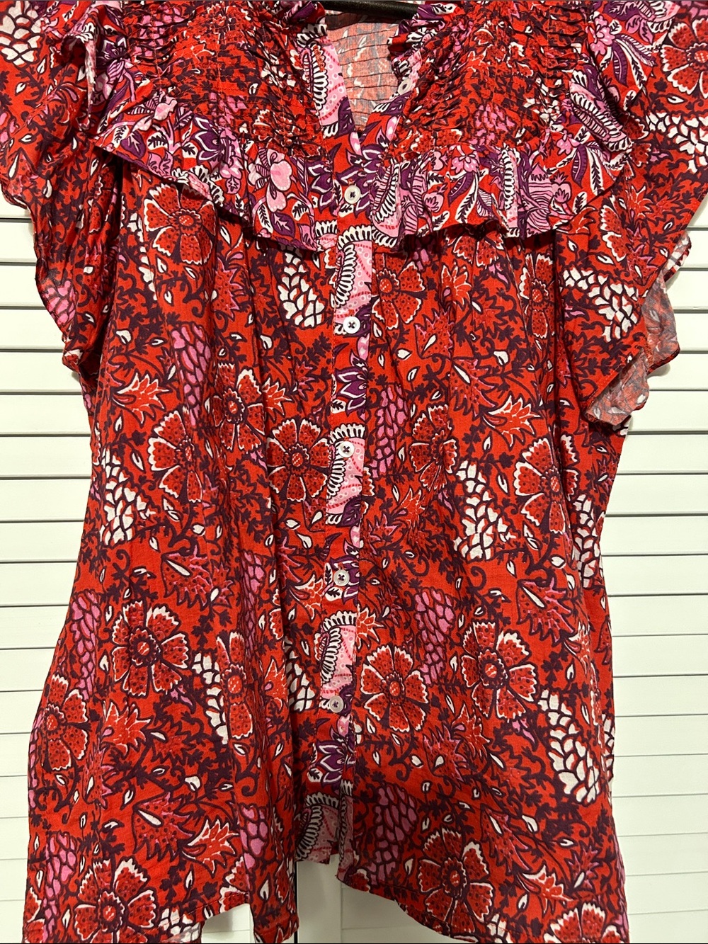 Tuckernuck Ro’s Garden blouse L - Picture 4 of 5